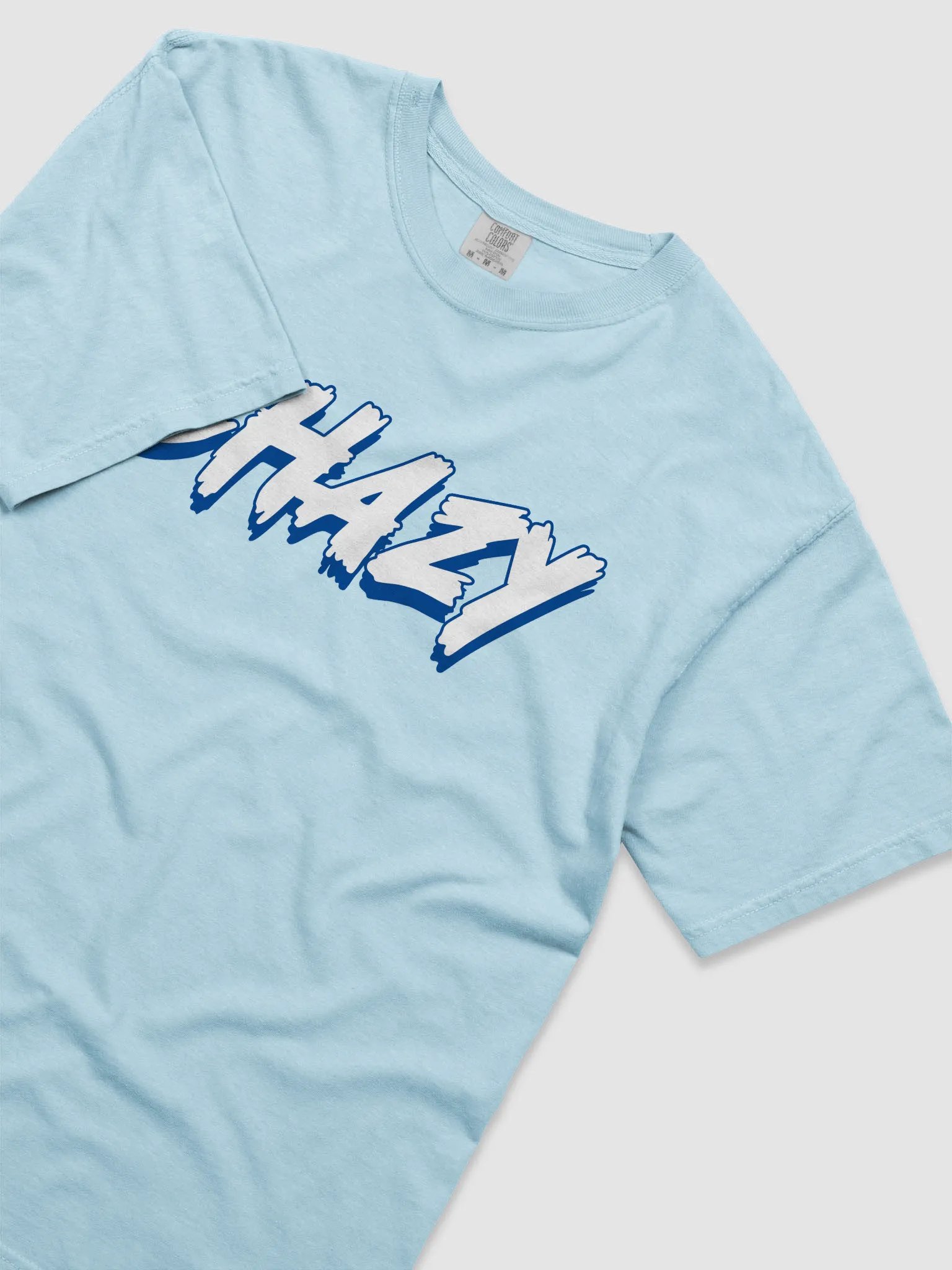Printed Chazy blue T-shirt product image (3)