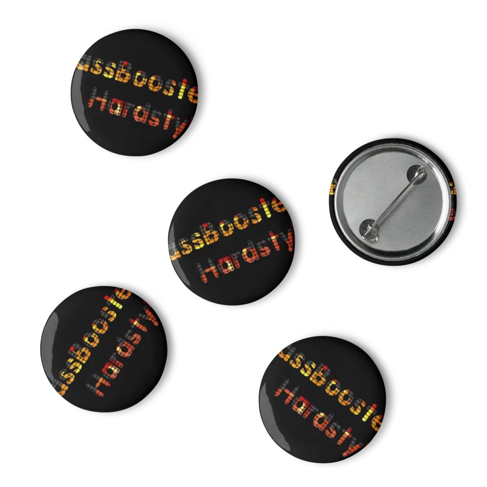 BassBoostedHardstyle Pinset (Black) product image (5)