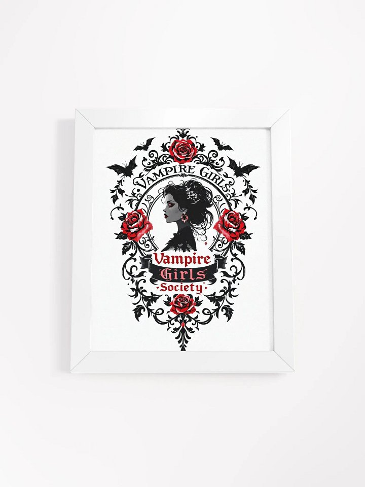 Vampire Girls Society Crest Framed Print product image (5)