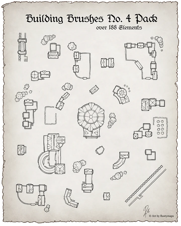 Building Brushes No. 4 Pack product image (1)