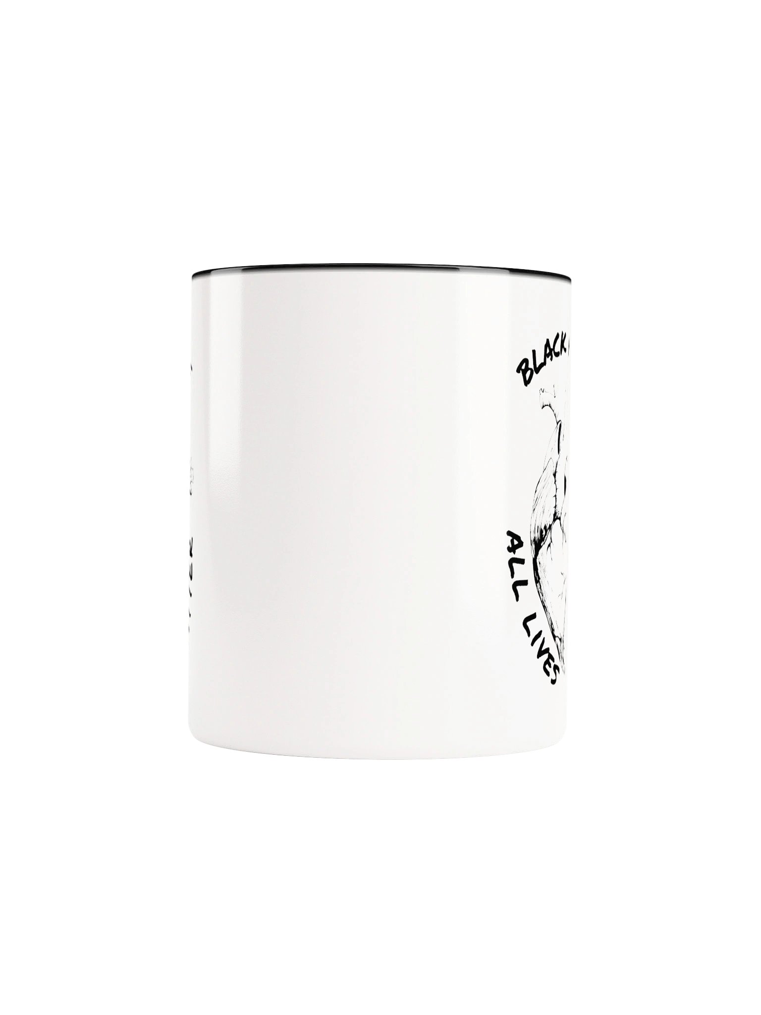 Black Pride All Lives Matter | All Heart | Two Tone Mug | Originology | Black History X product image (5)