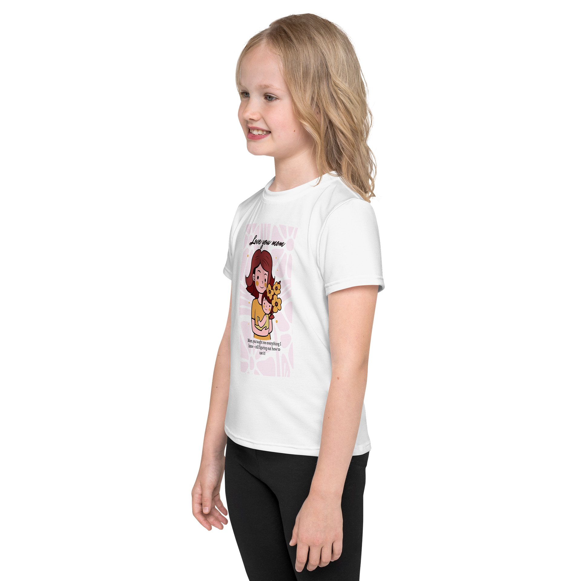 Love You Mom Vintage Style Tee product image (3)