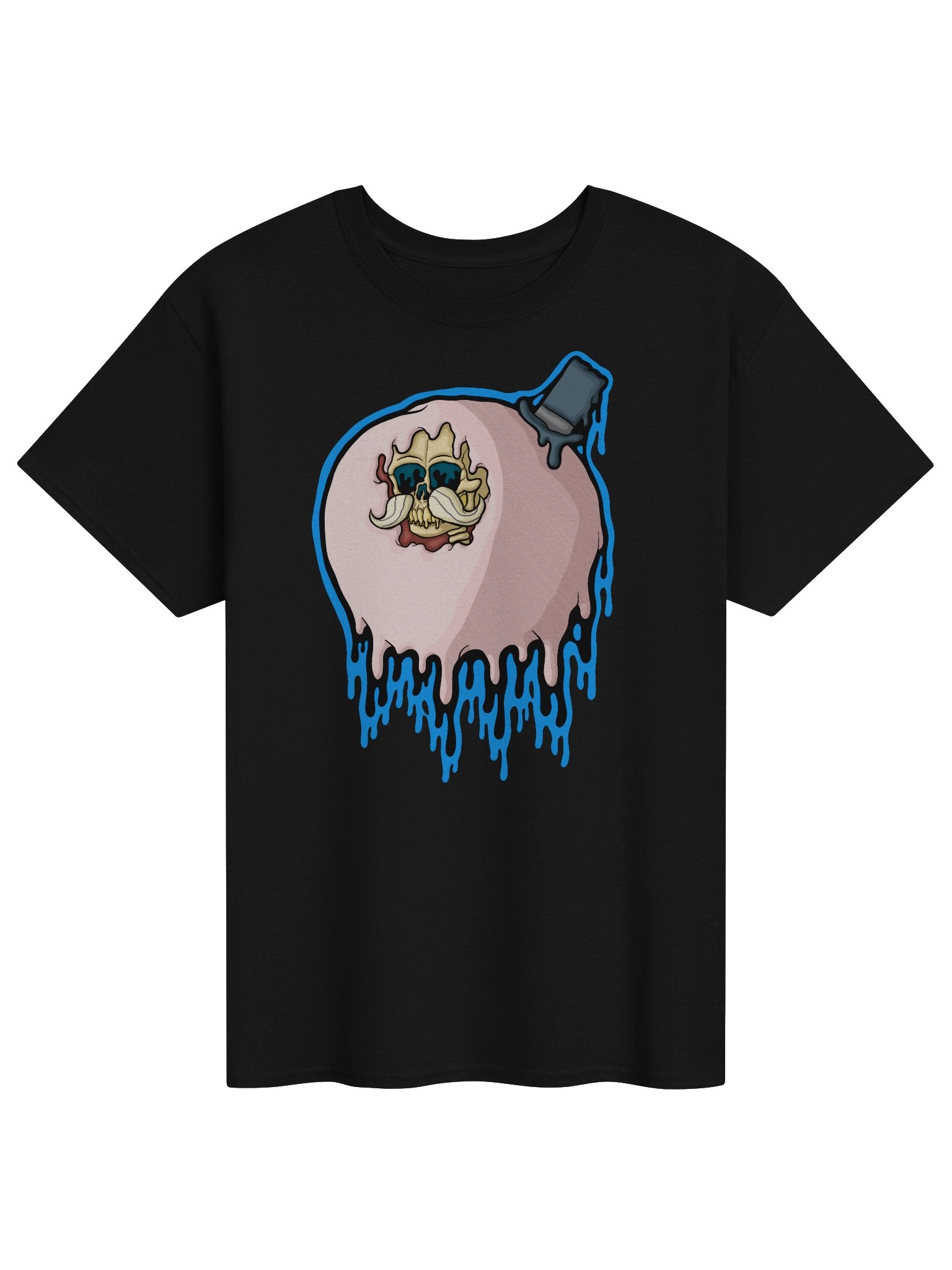 Drippy Poppin' Skull Tee product image (1)