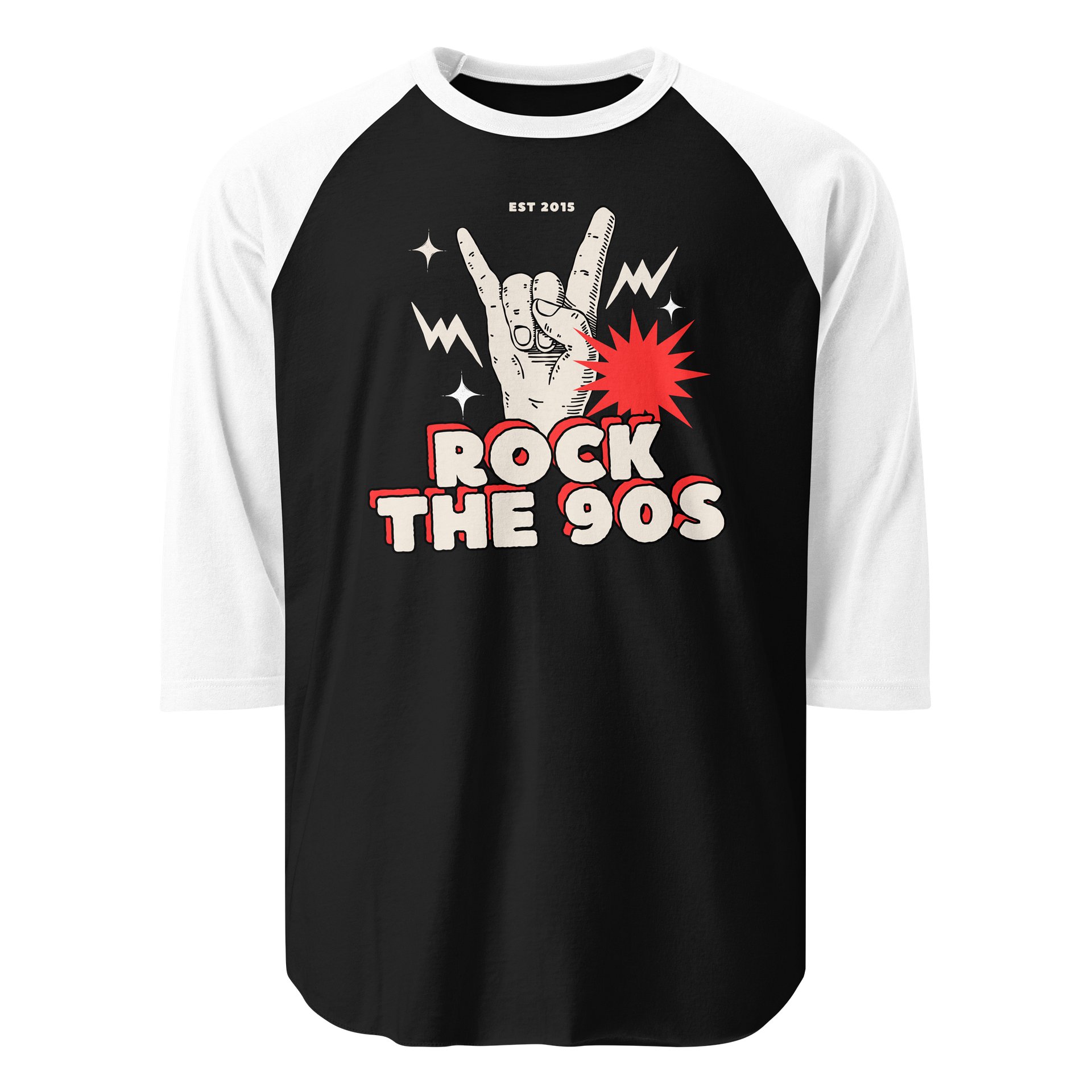 ROCK THE 90'S "baseball tee" product image (1)