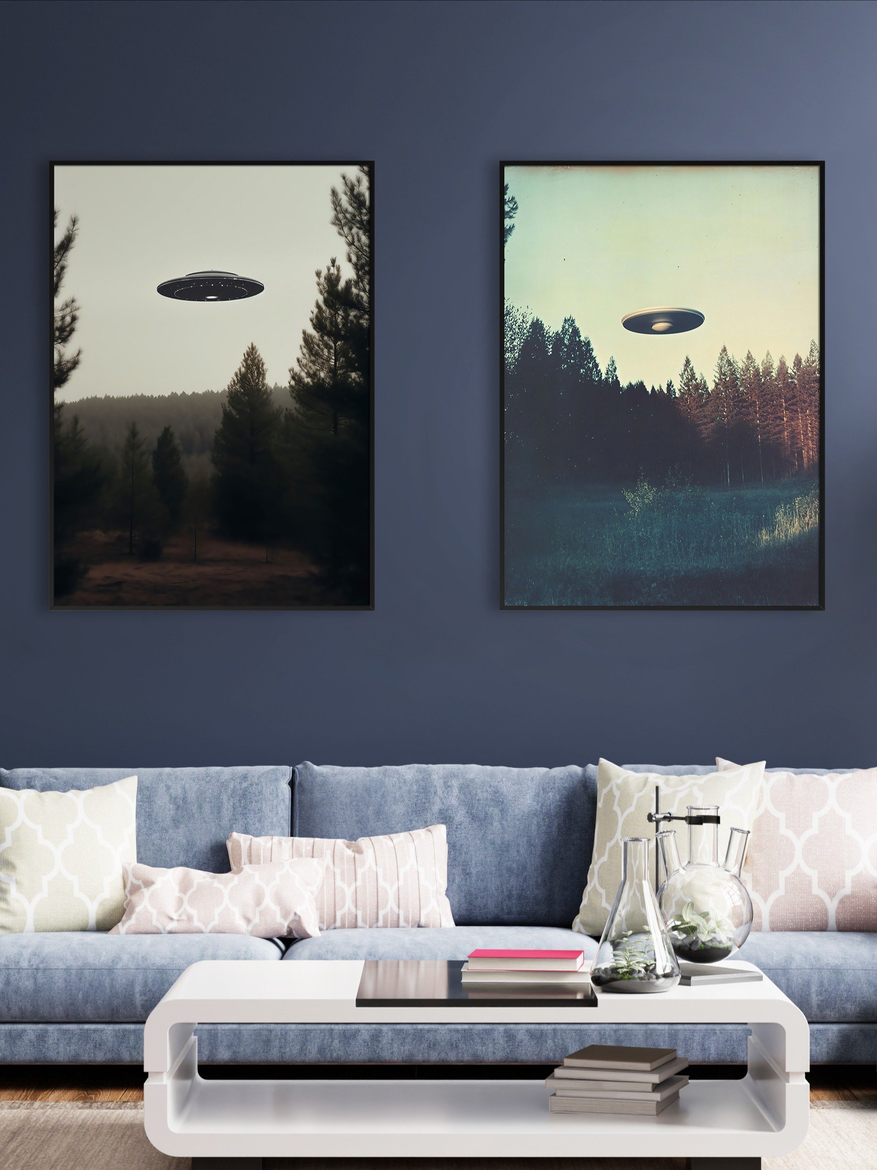 The Truth is Out There / The X-Files photo of UFO — sci-fi poster, movie art, I want to believe poster, space print, aliens wall decor product image (2)