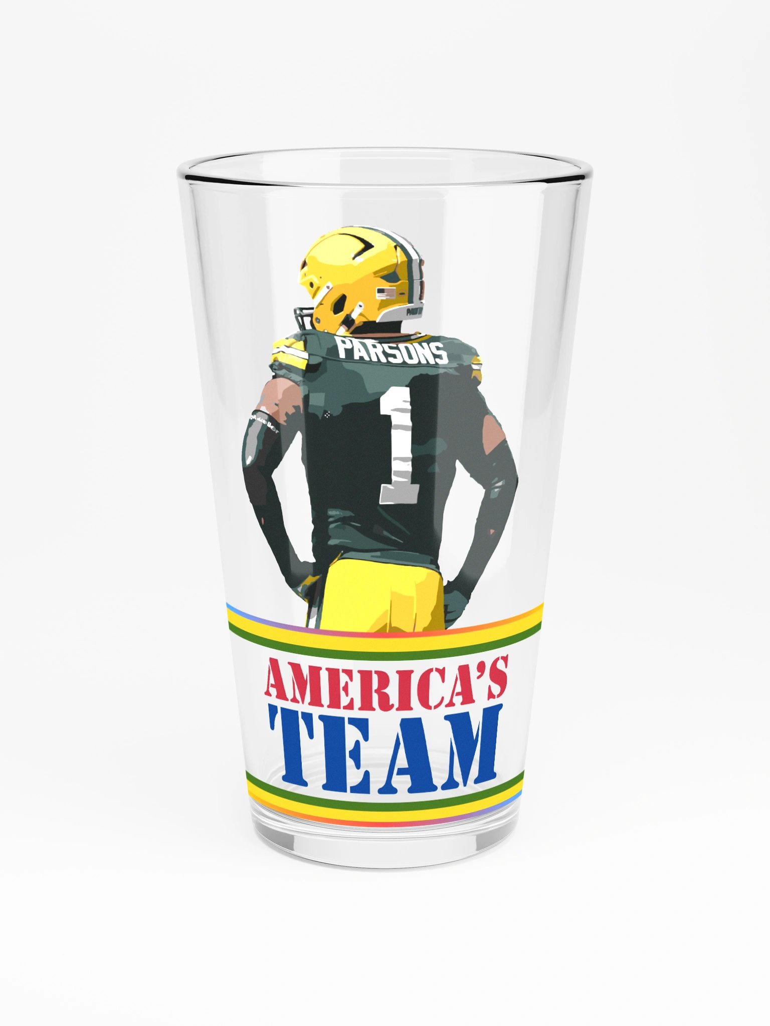 Parsons America's Team Shaker Pint Glass product image (3)