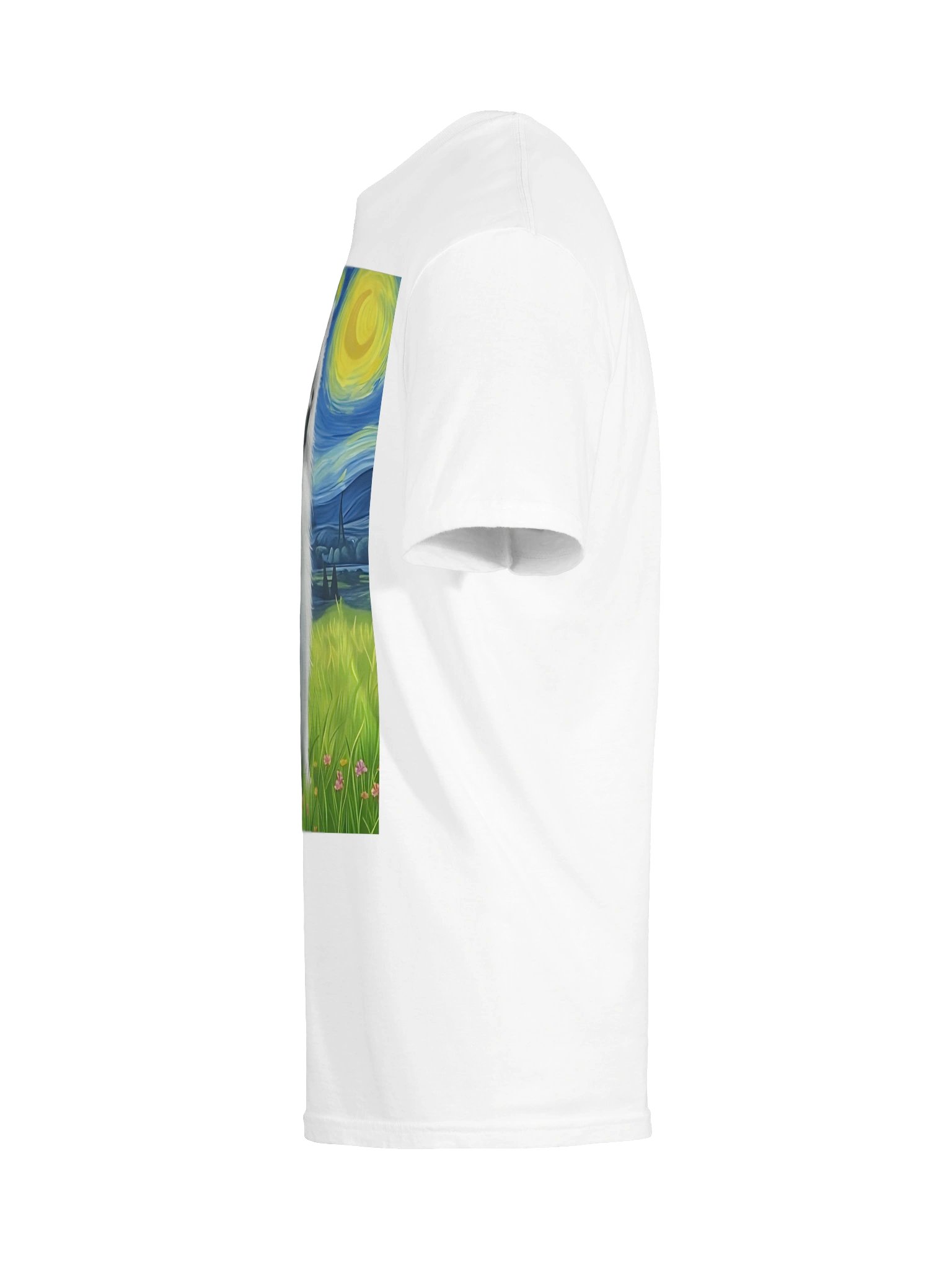 White Pomeranian Impressionist - Softstyle Tee product image (3)