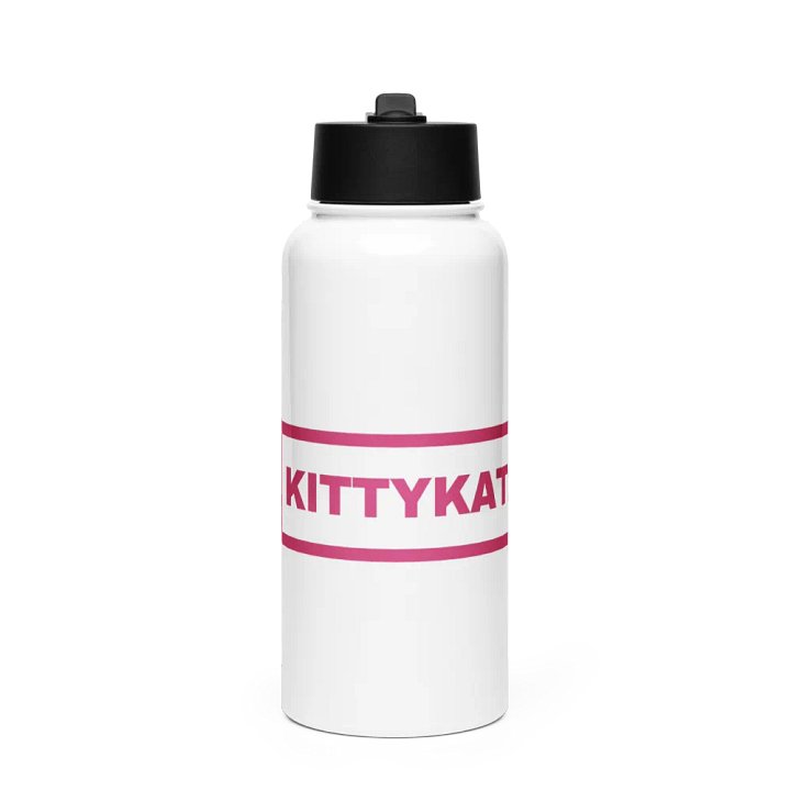 Kittykat23 Water Bottle with Straw Lid - Cherry product image (1)
