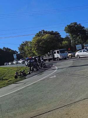Mini-bikes stopped on I-75 in #Chattanooga. What should the gang name be? #police #cops #busted #fyp 