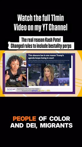 Not many people caught the exchange between Kash Patel and Sen. Kennedy during the oversight hearing. To me, it revealed the ...