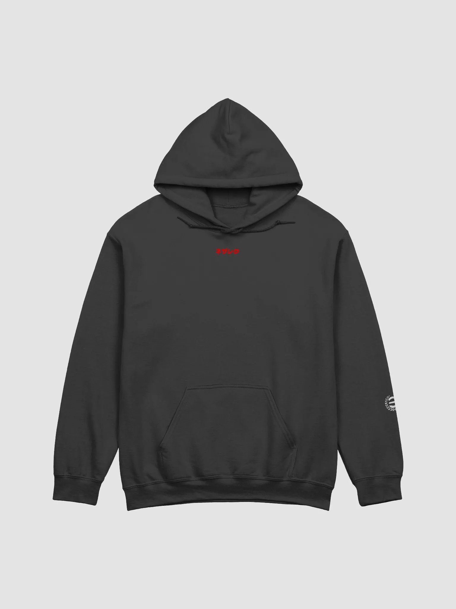 Kanji Handwritten Hoodie [Black/Red] Nezarec Final God of Pain product image (1)