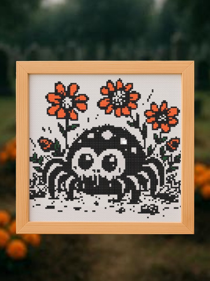 Spider Rising Cross Stitch Pattern product image (1)
