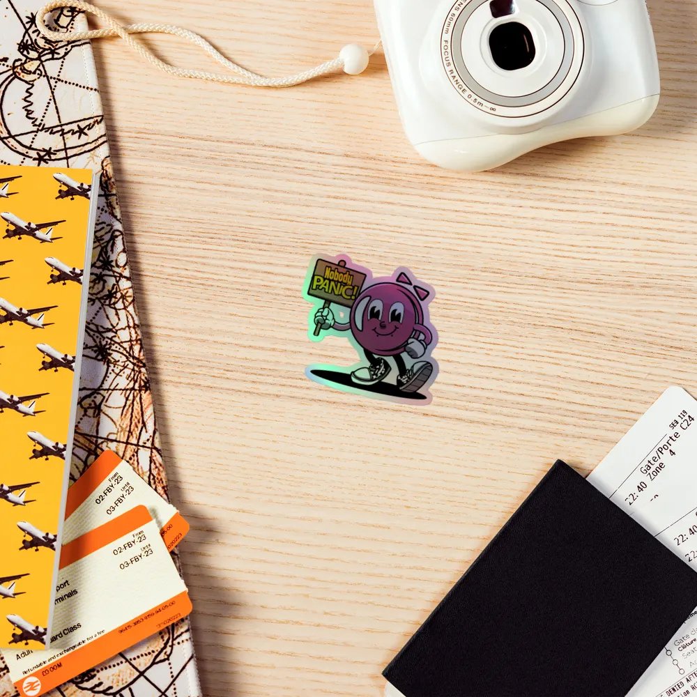 Panic Prevention Holographic Sticker product image (5)