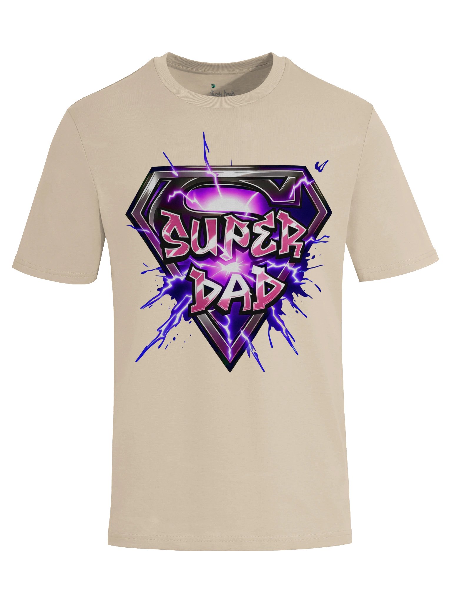 Super Girl Dad Lightning Shield Tee product image (5)