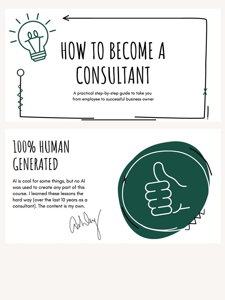 How To Become A Consultant (Video Course) product image (2)