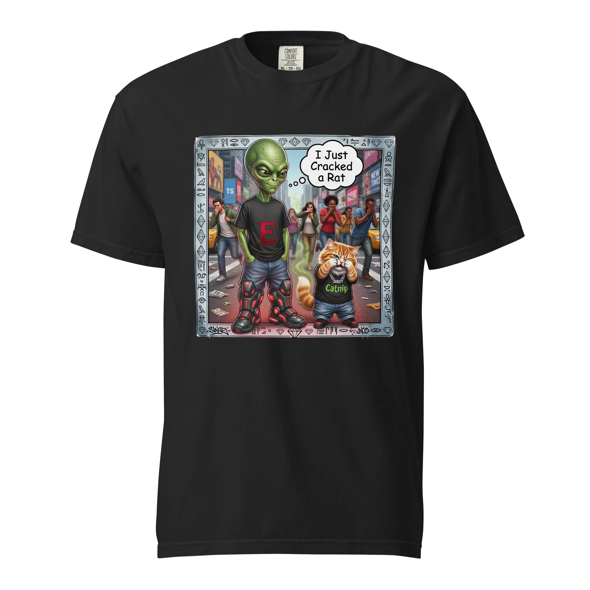 Alien Cracked A Rat AKA He Farted Tshirt product image (1)