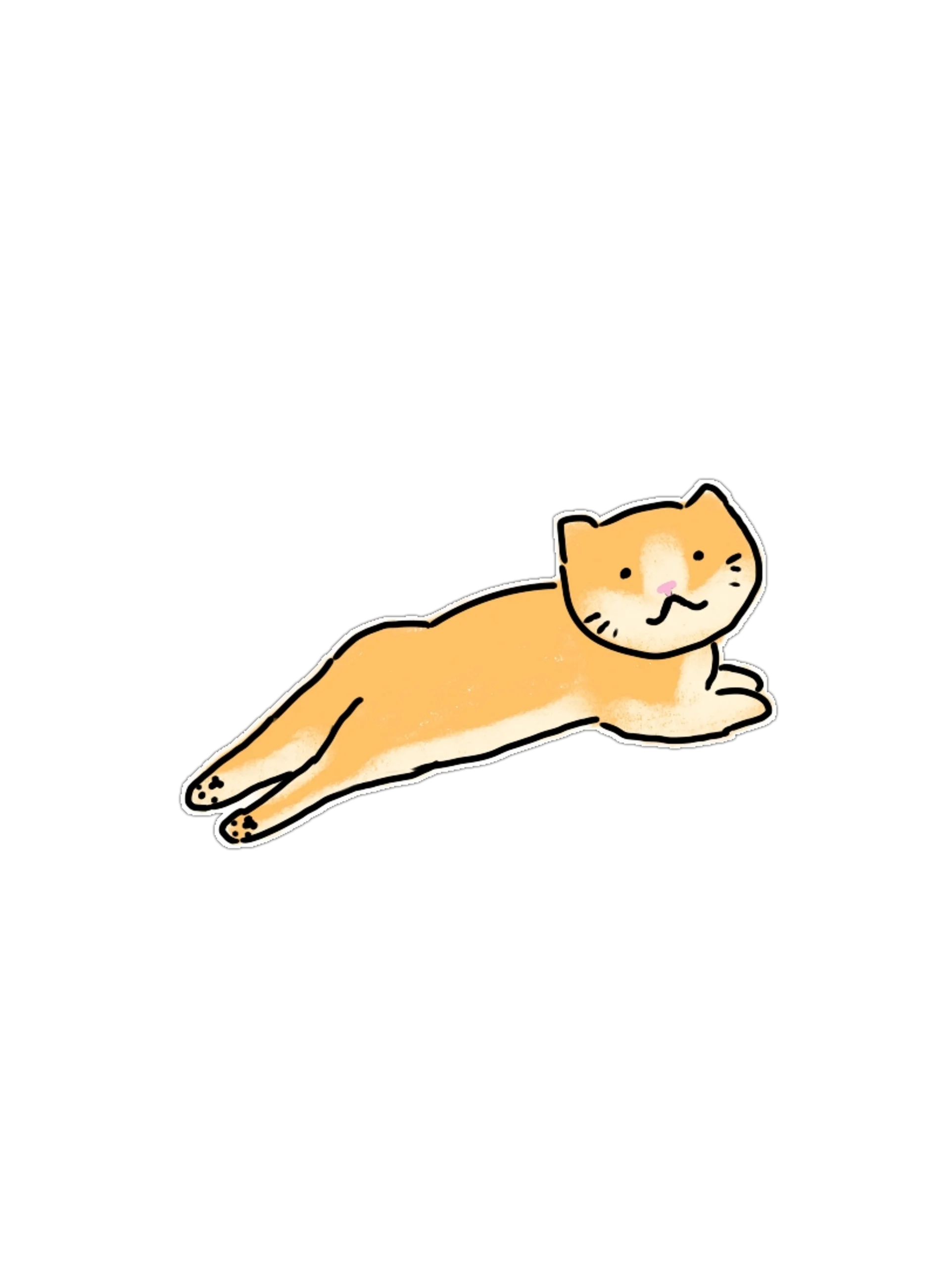 17 Hand-Drawn Cat PNG Clipart Bundle product image (7)