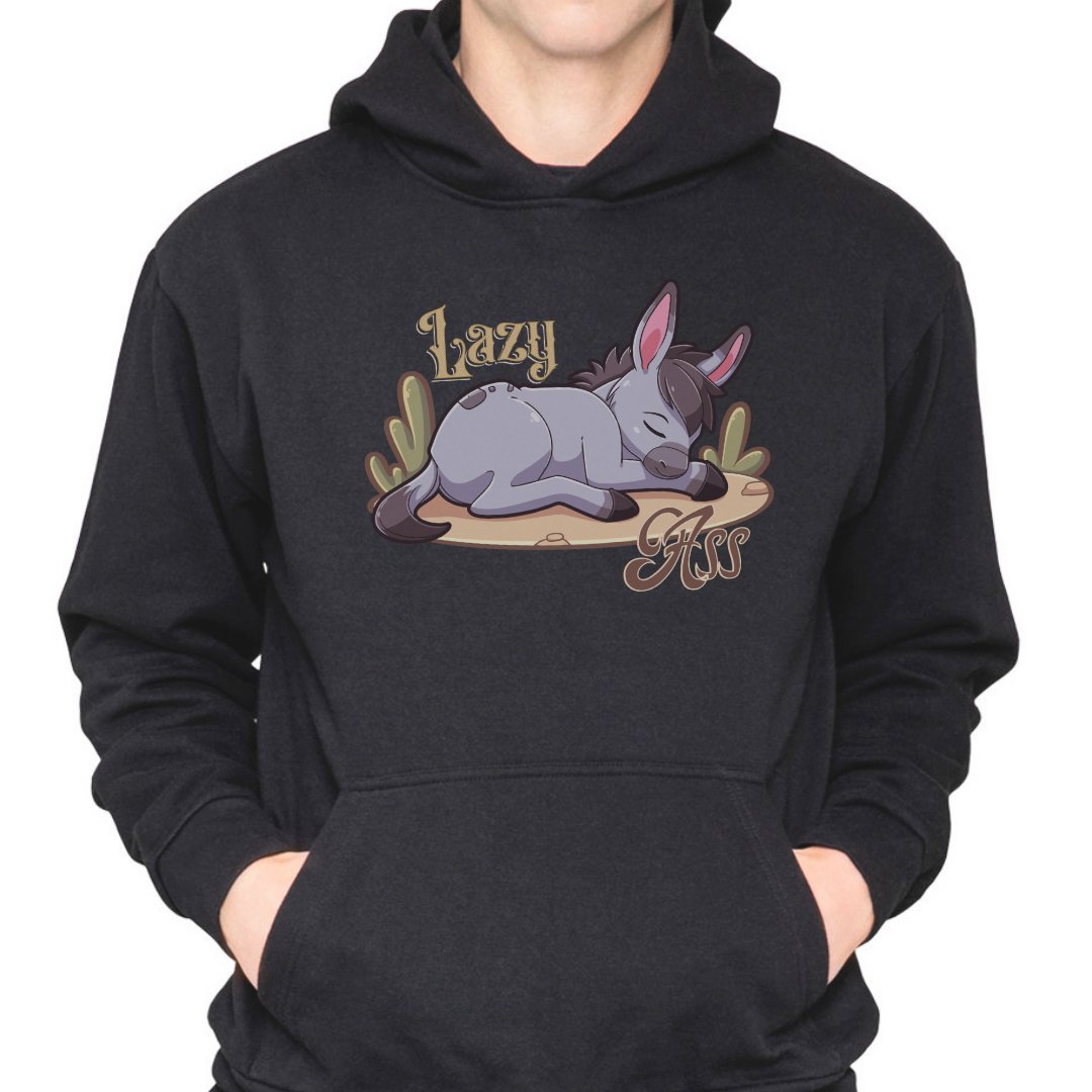 Funny Lazy Ass Cute Sleeping Donkey Hoodie product image (1)