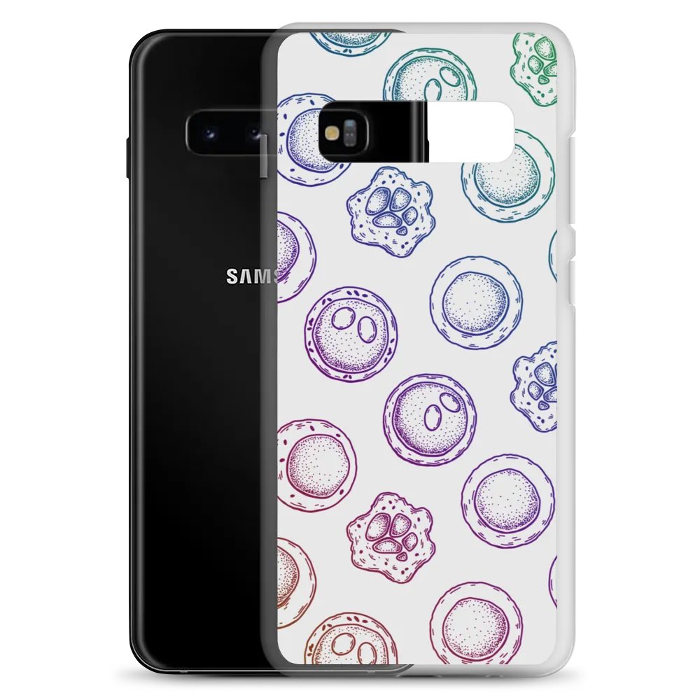 "Stem cells pattern" light grey case for Samsung® product image (8)