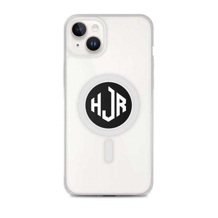 HJR Logo Clear MagSafe iPhone Case product image (1)