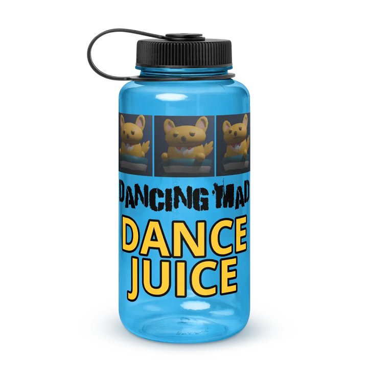 Doopsters - Dancing Mad Emote DANCE JUICE - Wide Mouthed Plastic Water Bottle 32 Ounce product image (1)