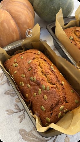 This Classic Pumpkin Bread is crazy moist, makes TWO loaves, and freezes perfectly so you can enjoy one now and freeze one fo...
