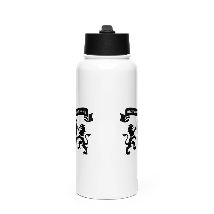 Black HACT logo Water Bottle with Straw product image (2)