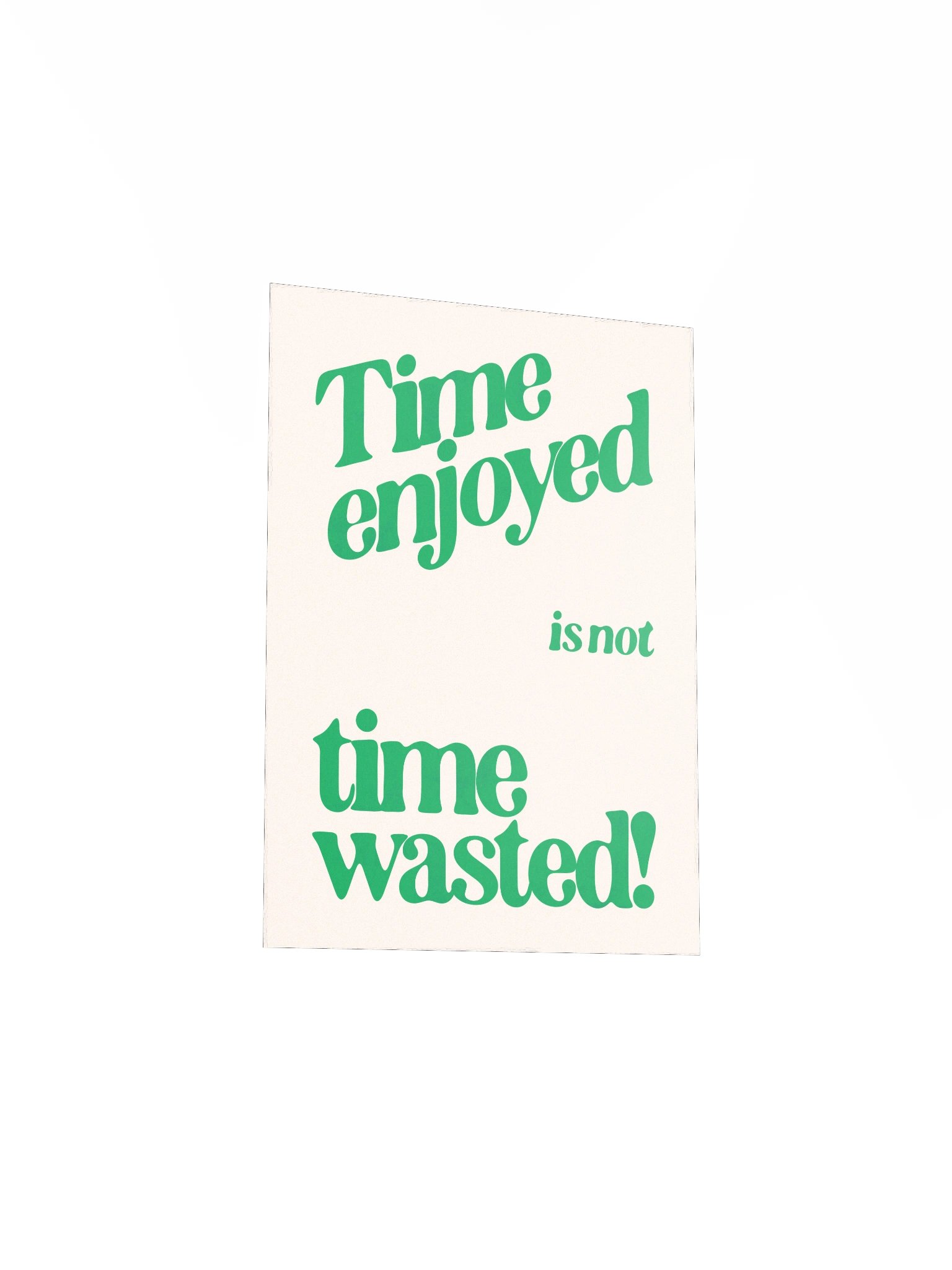 Time Enjoyed (Green & White) product image (5)