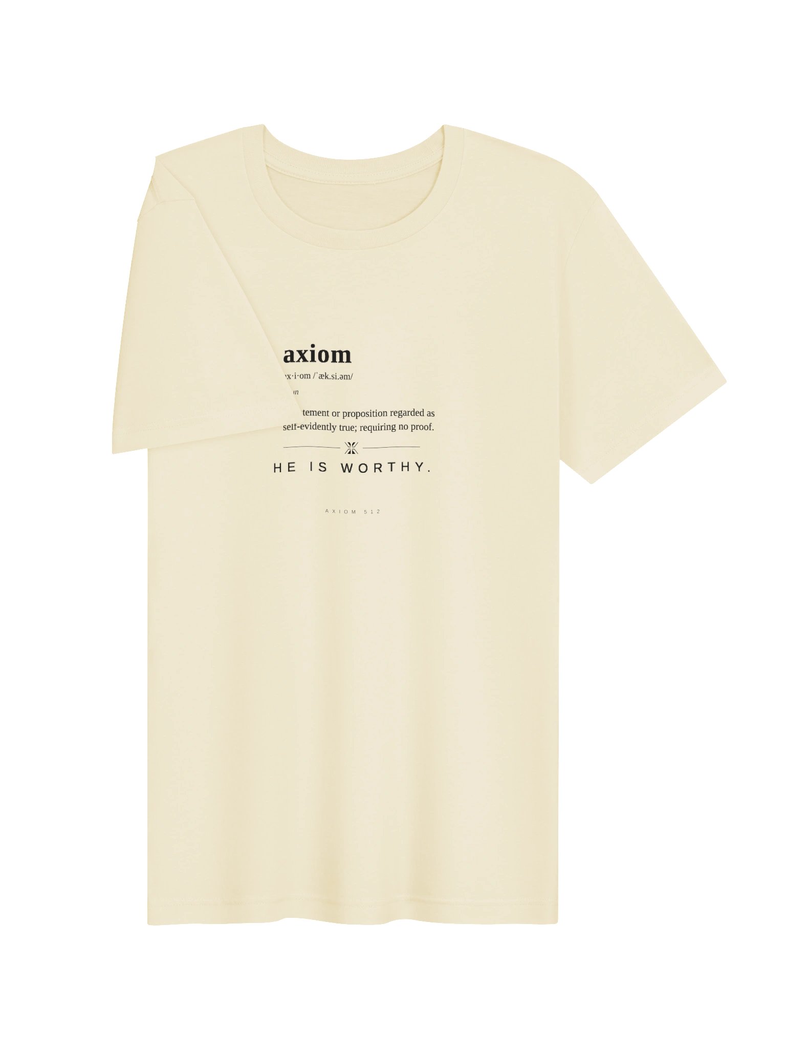 The Self-Evident Tee (Natural) product image (4)