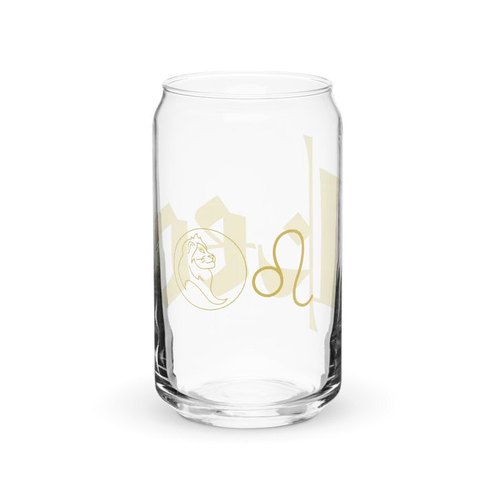 Leo Zodiac Can-Shaped Glass product image (6)