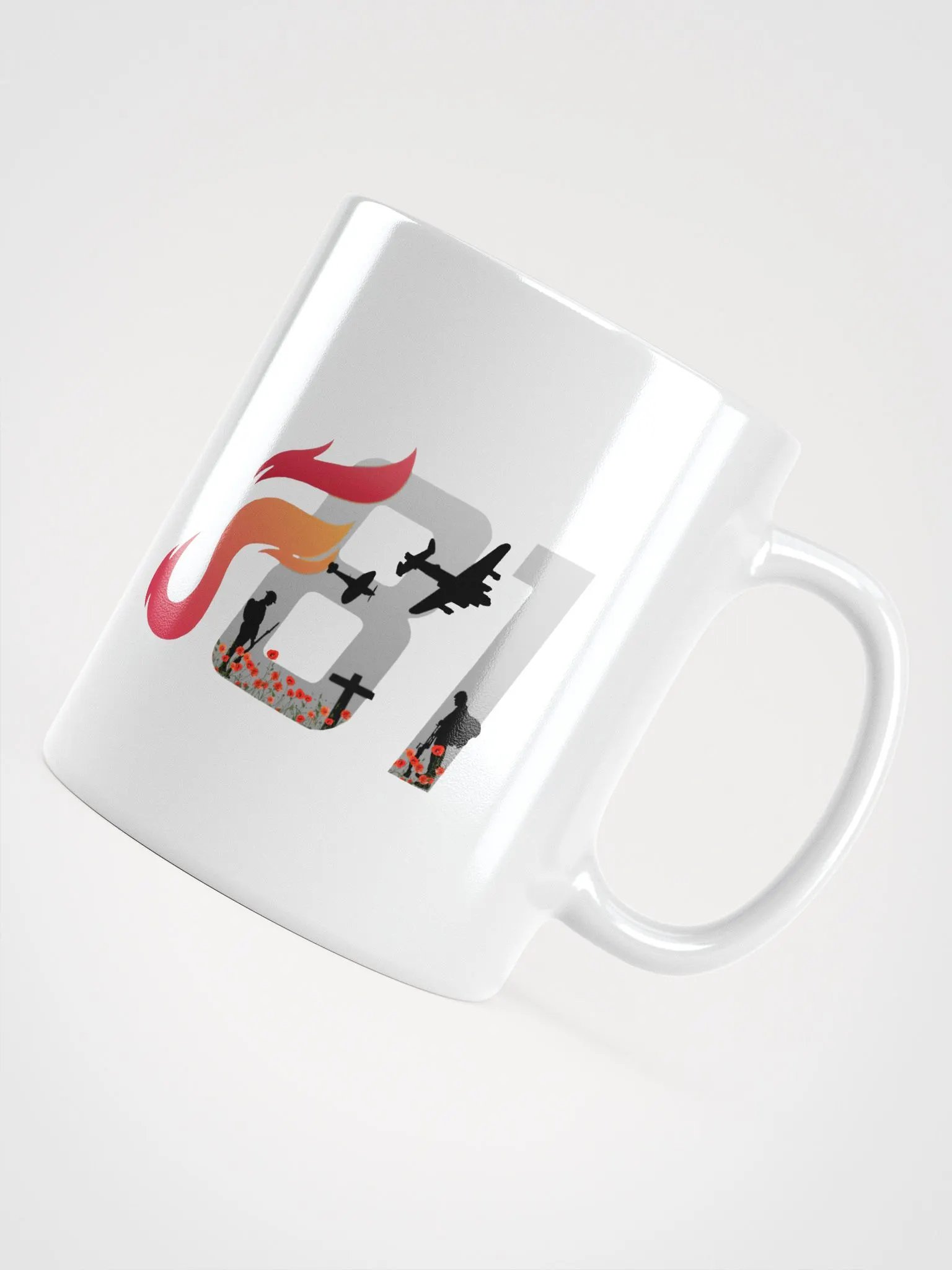White Remembrance mug product image (10)