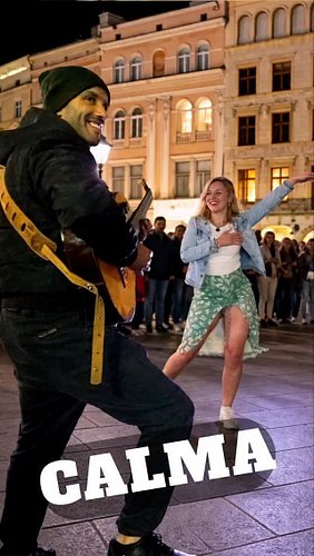 She Was In The Crowd… Then She Stole The Show 😳💃 | CALMA  #SpanishGuitar #Calma #PedroCapo #StreetPerformance  #ImadFares