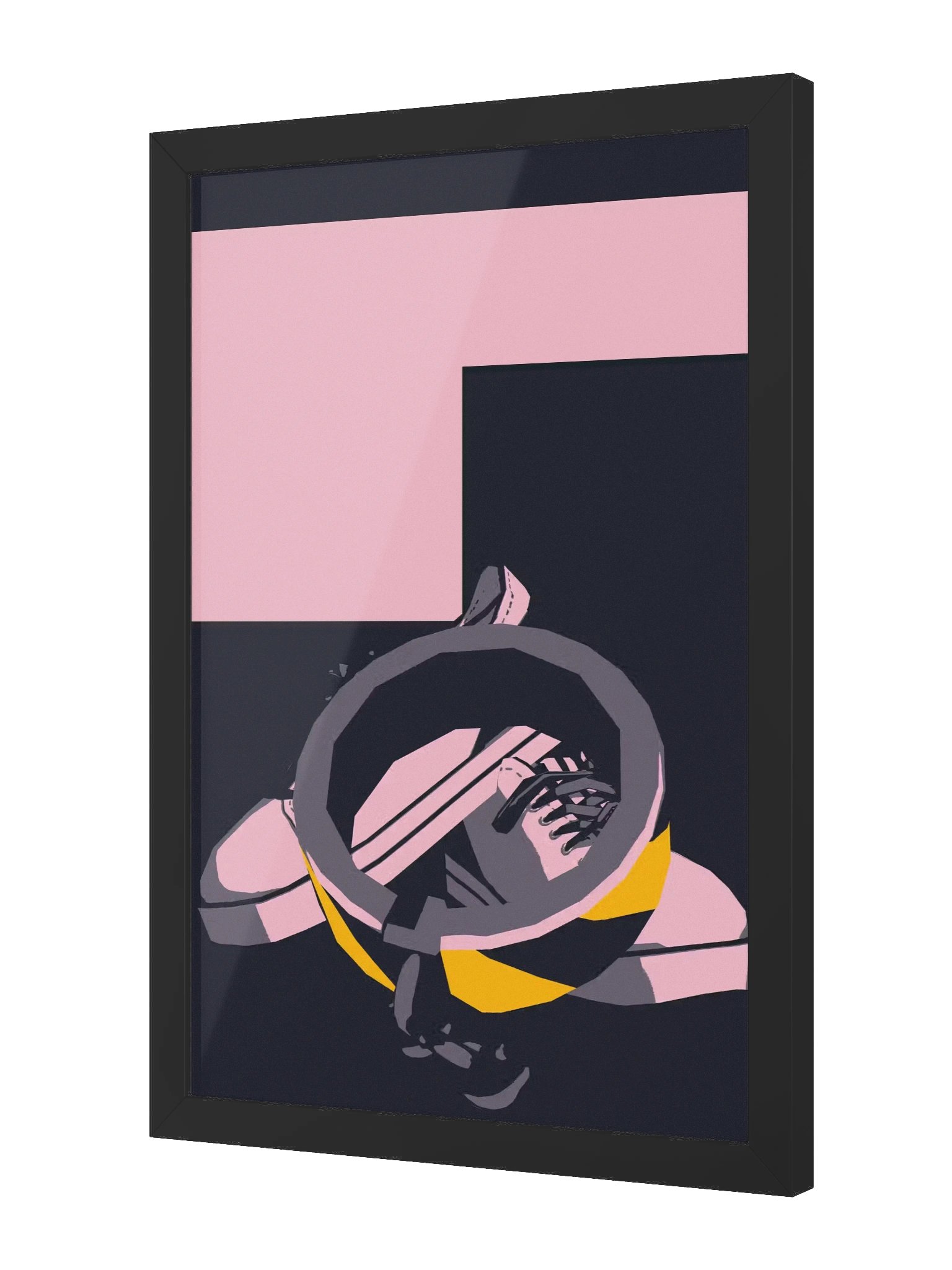 Framed Collar Me Shocked Poster product image (2)