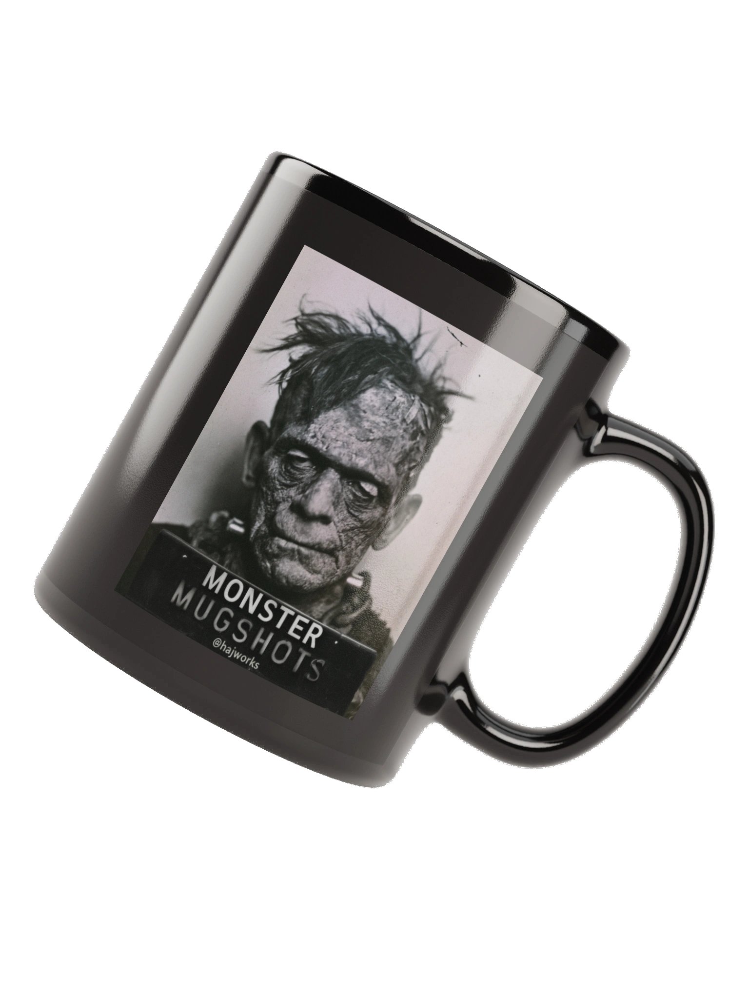 Monster Mugshots No. 001 - Black Ceramic Mug product image (12)