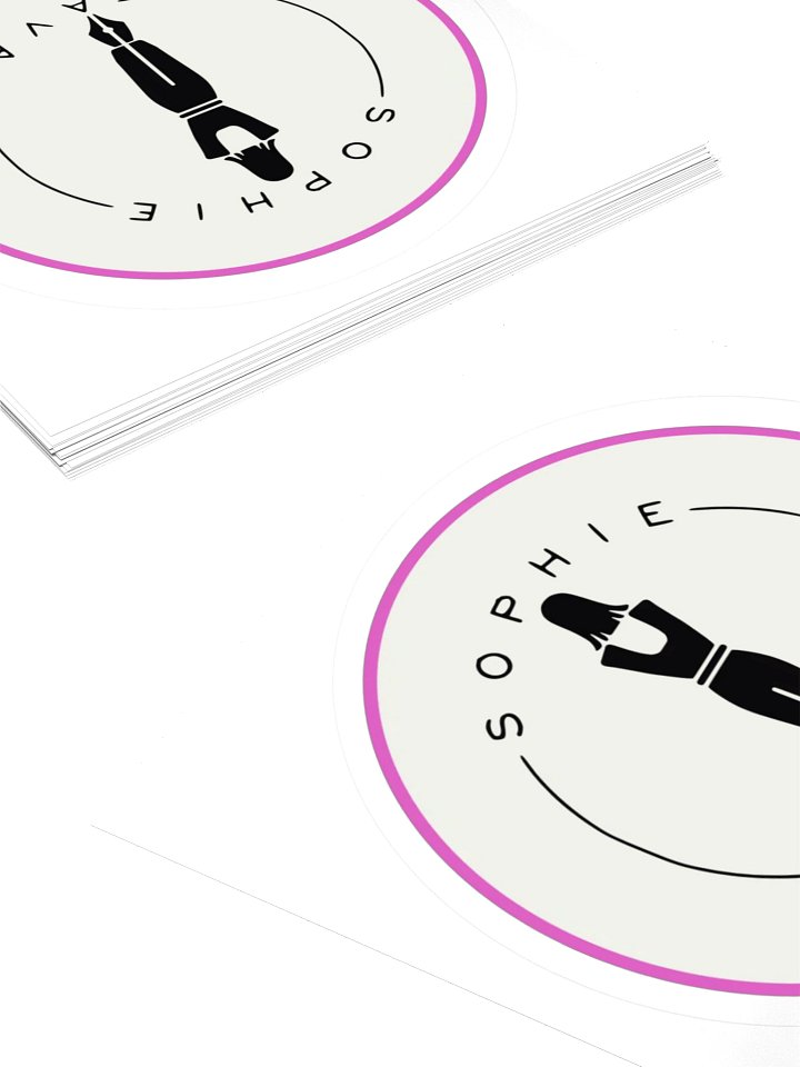 Sophie Stava Sticker — White — view 4