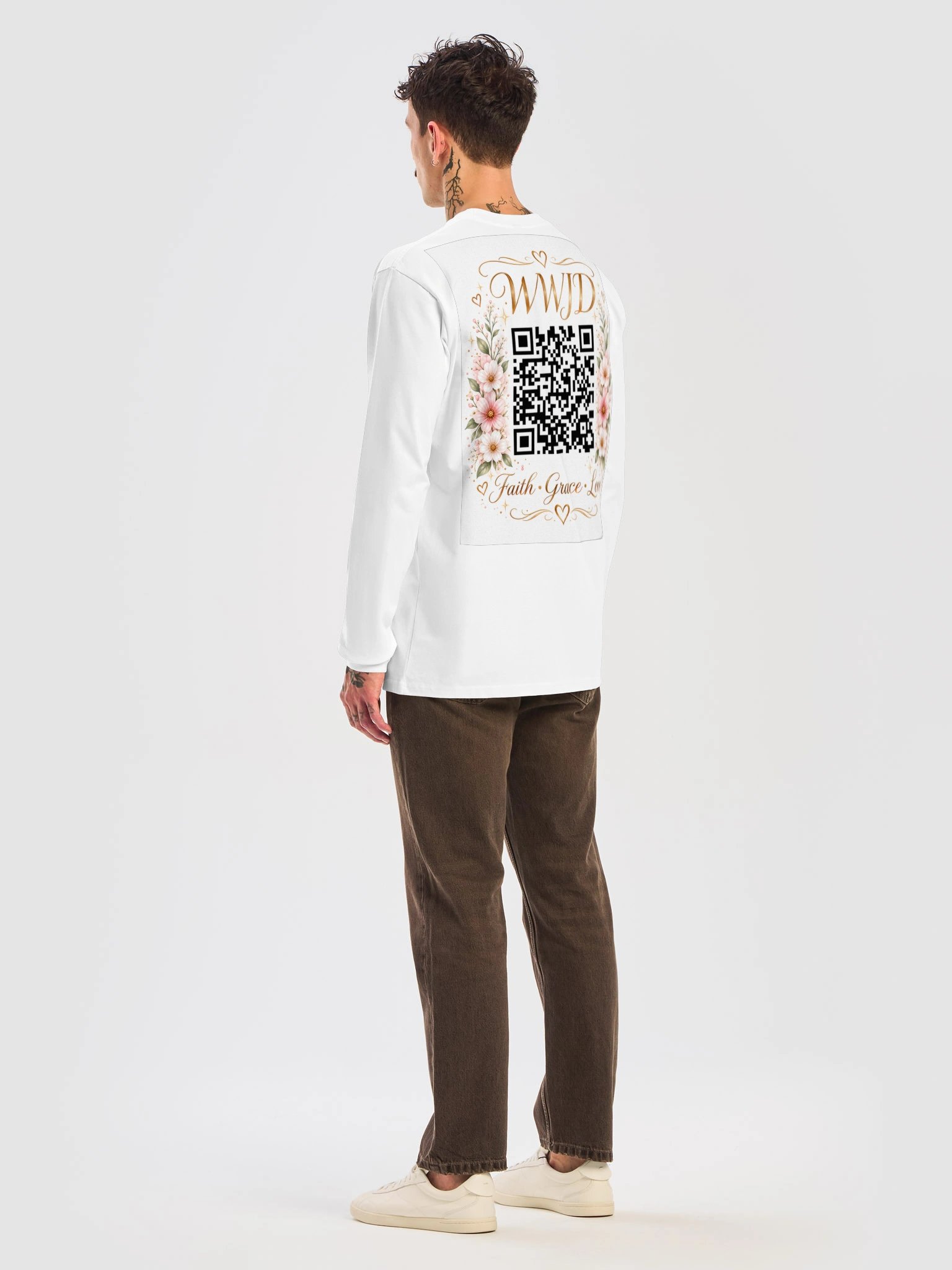 💗✝️WWJD – Faith • Grace • Love QR Shirt💗✝️ product image (8)