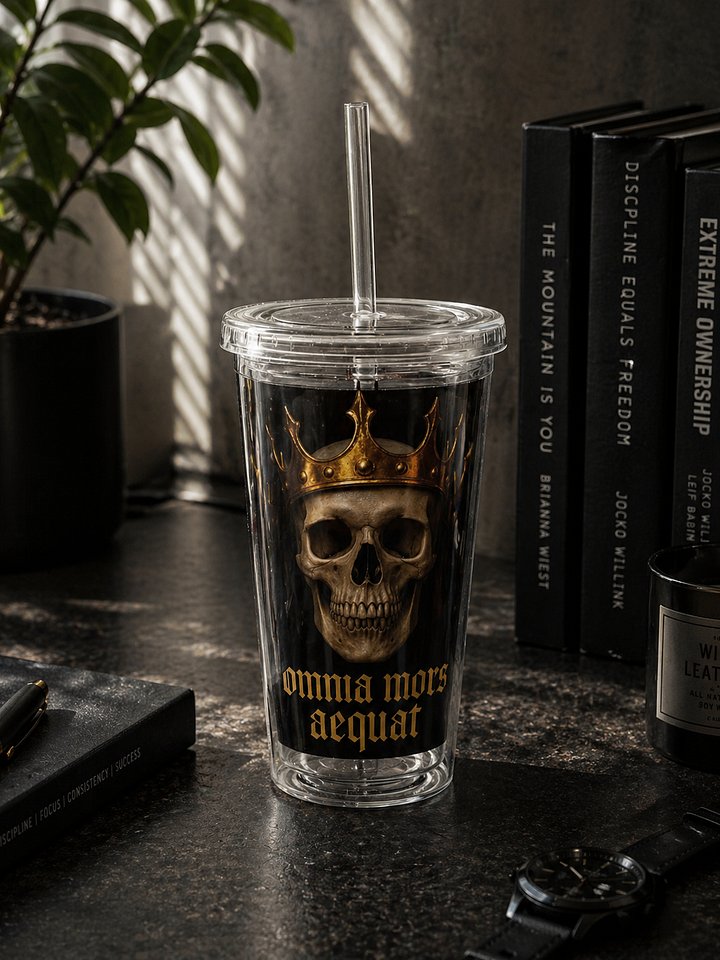 OMMA MORS AEQUAT “Death Makes all things Equal” Tumbler product image (1)