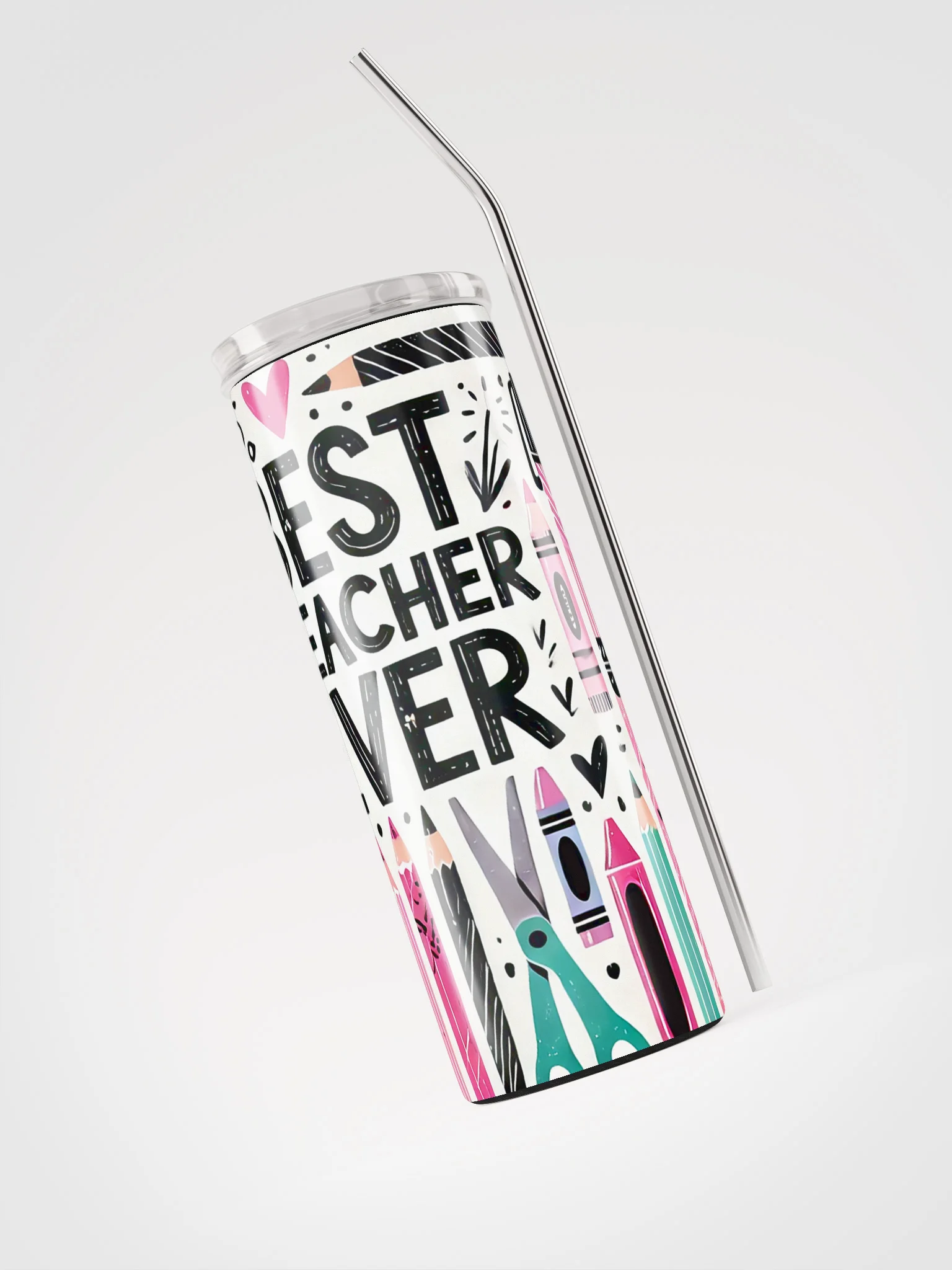 Best Teacher Ever Stainless Steel Tumbler product image (5)