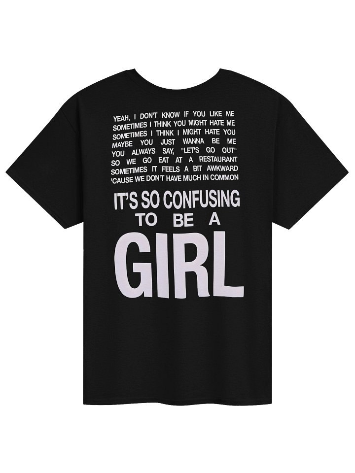 Charli XCX Girl, So Confusing Lyrics Two-Sided T-Shirt product image (2)