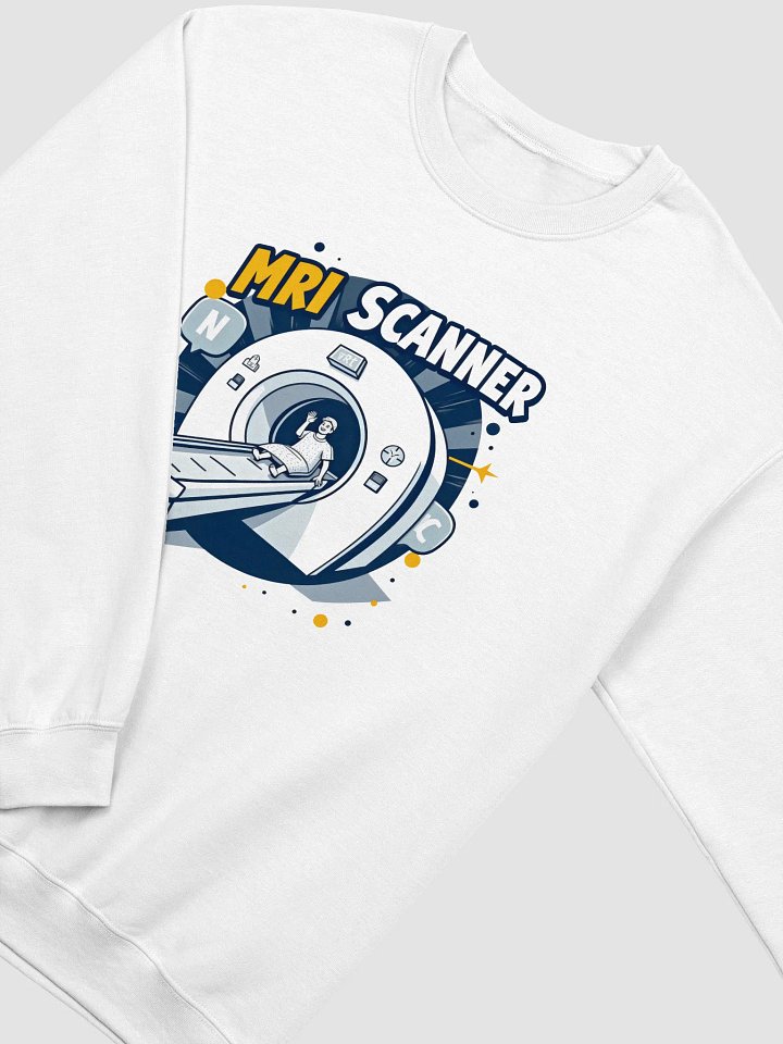 Whimsical MRI Scanner Cartoon Sweatshirt product image (9)
