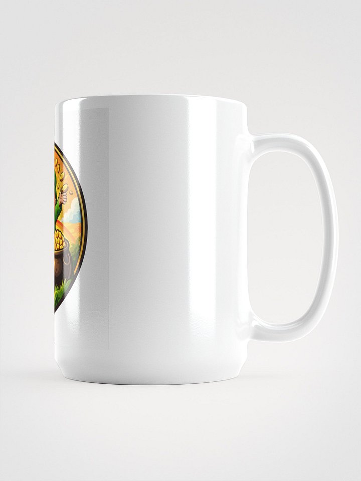White Glossy Mug (circle Logo) product image (2)