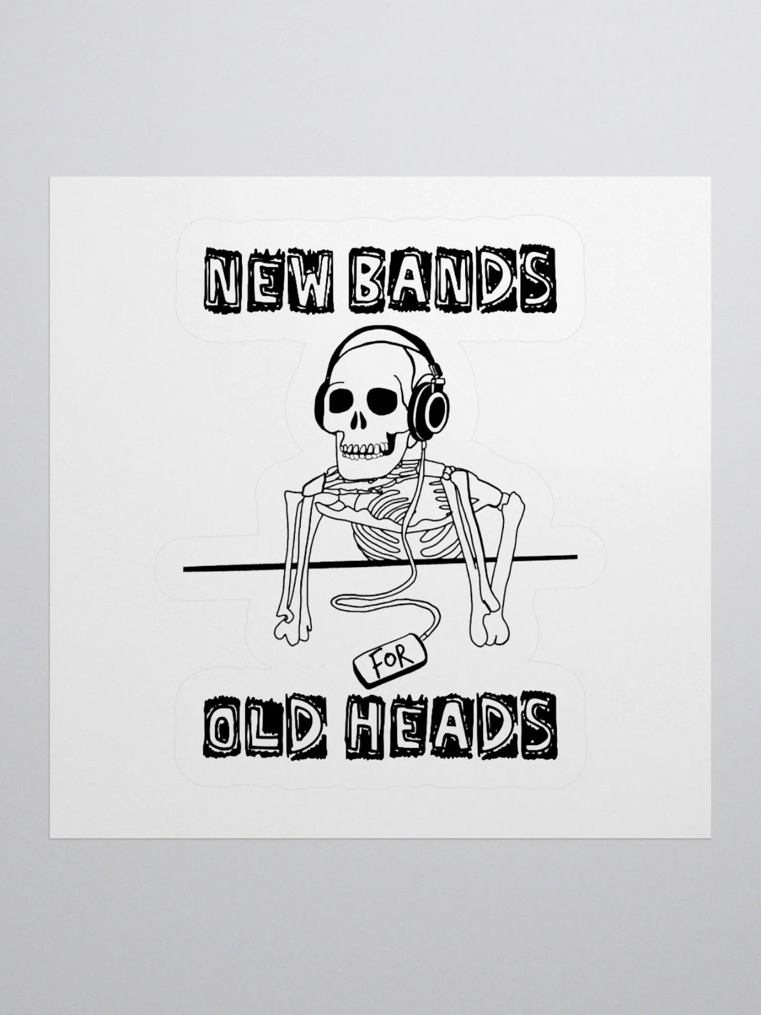 Skeleton Label Sticker product image (1)