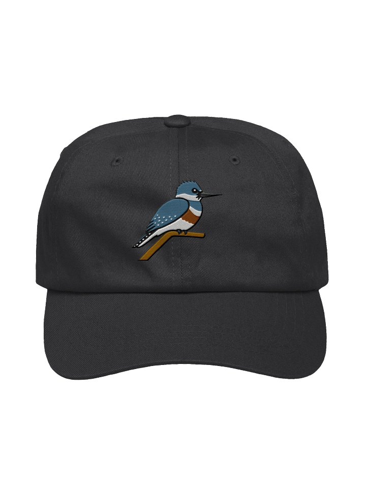 Belted Kingfisher Hen Embroidered Hat | Female Kingfisher Dad Cap | Bird Lover Gift product image (1)