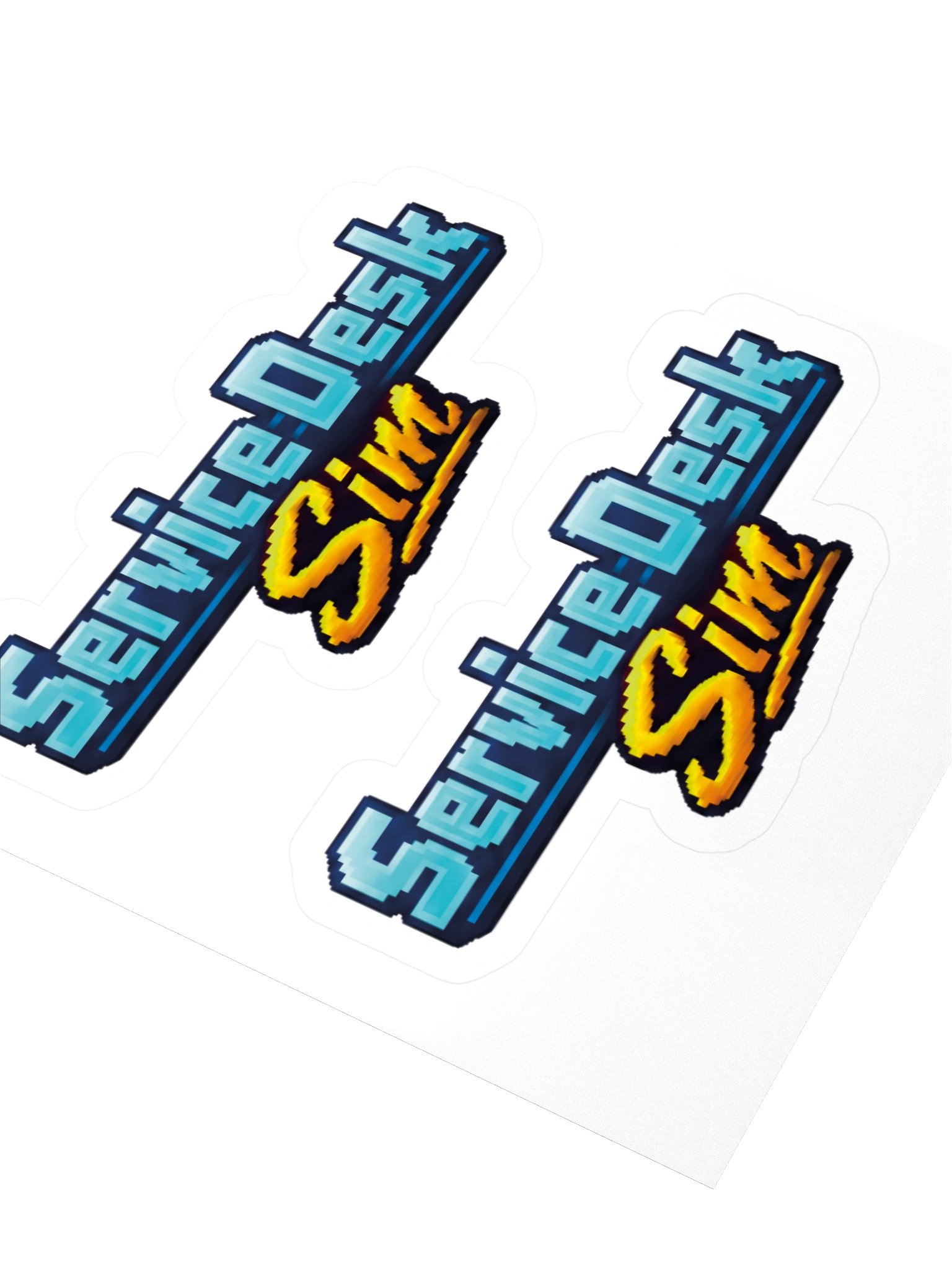Service Desk Sim Logo Sticker product image (3)