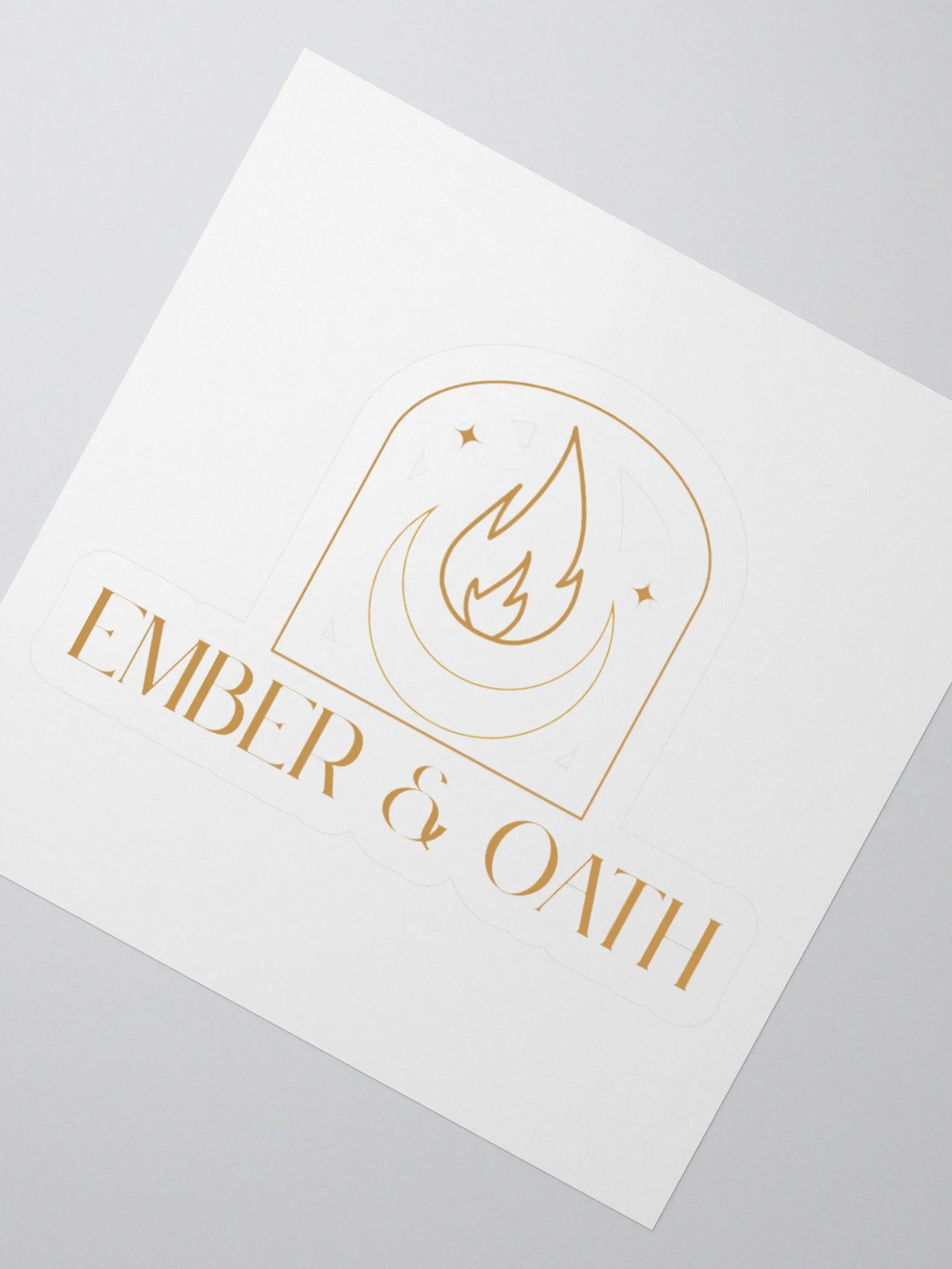 ✨ Ember and Oath Logo Sticker (Kiss Cut) product image (5)