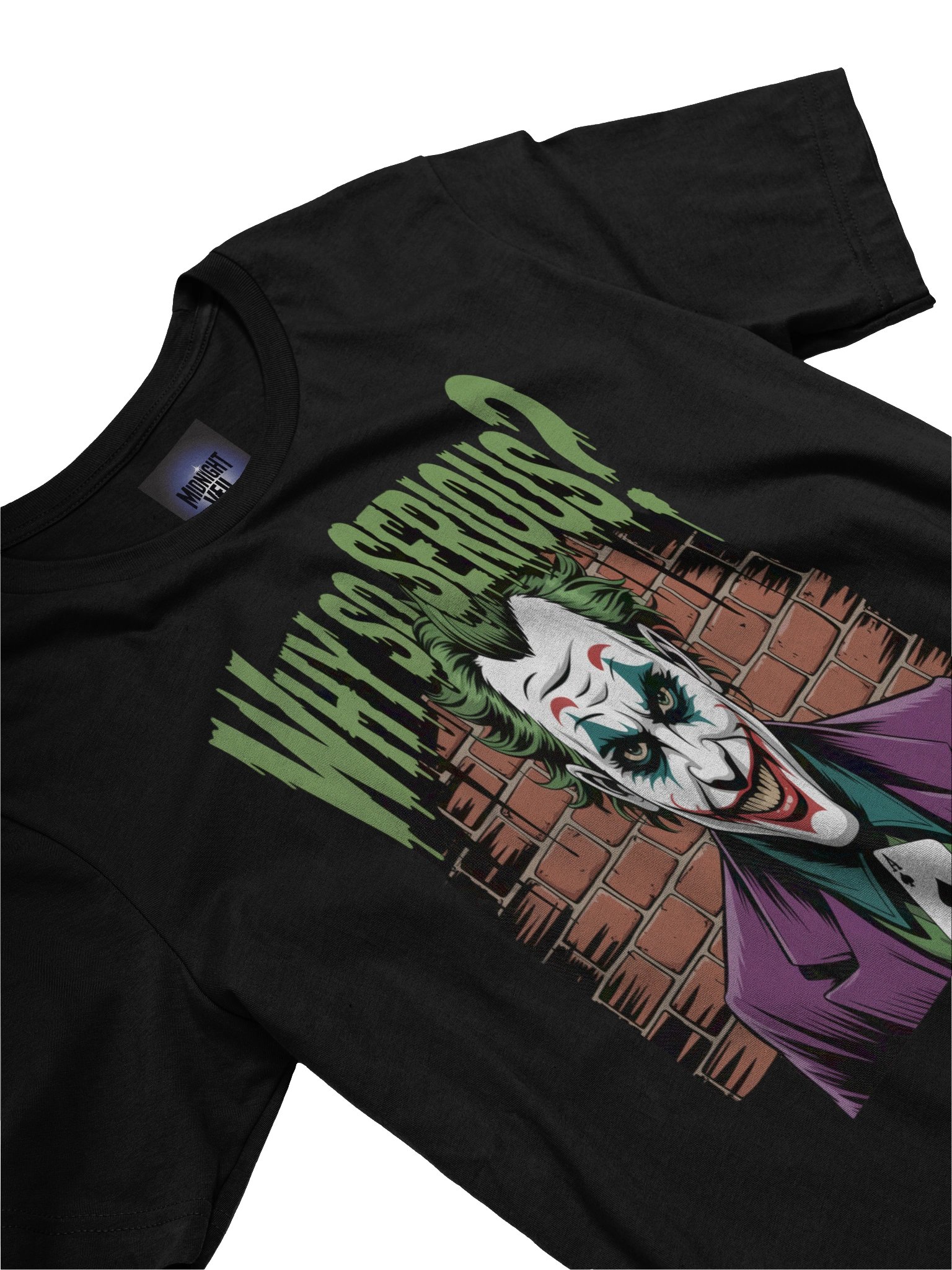 Joker 'Why So Serious?' Graffiti Wall Supersoft T-Shirt product image (5)