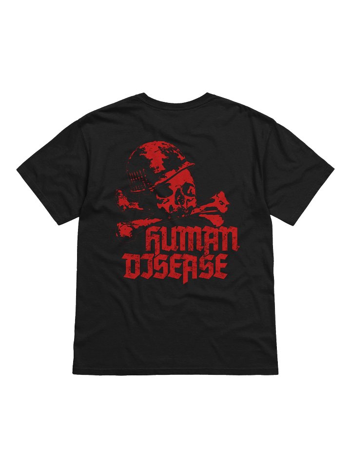 "HUMAN DISEASE" TSHIRT BACKPRINT RED product image (2)