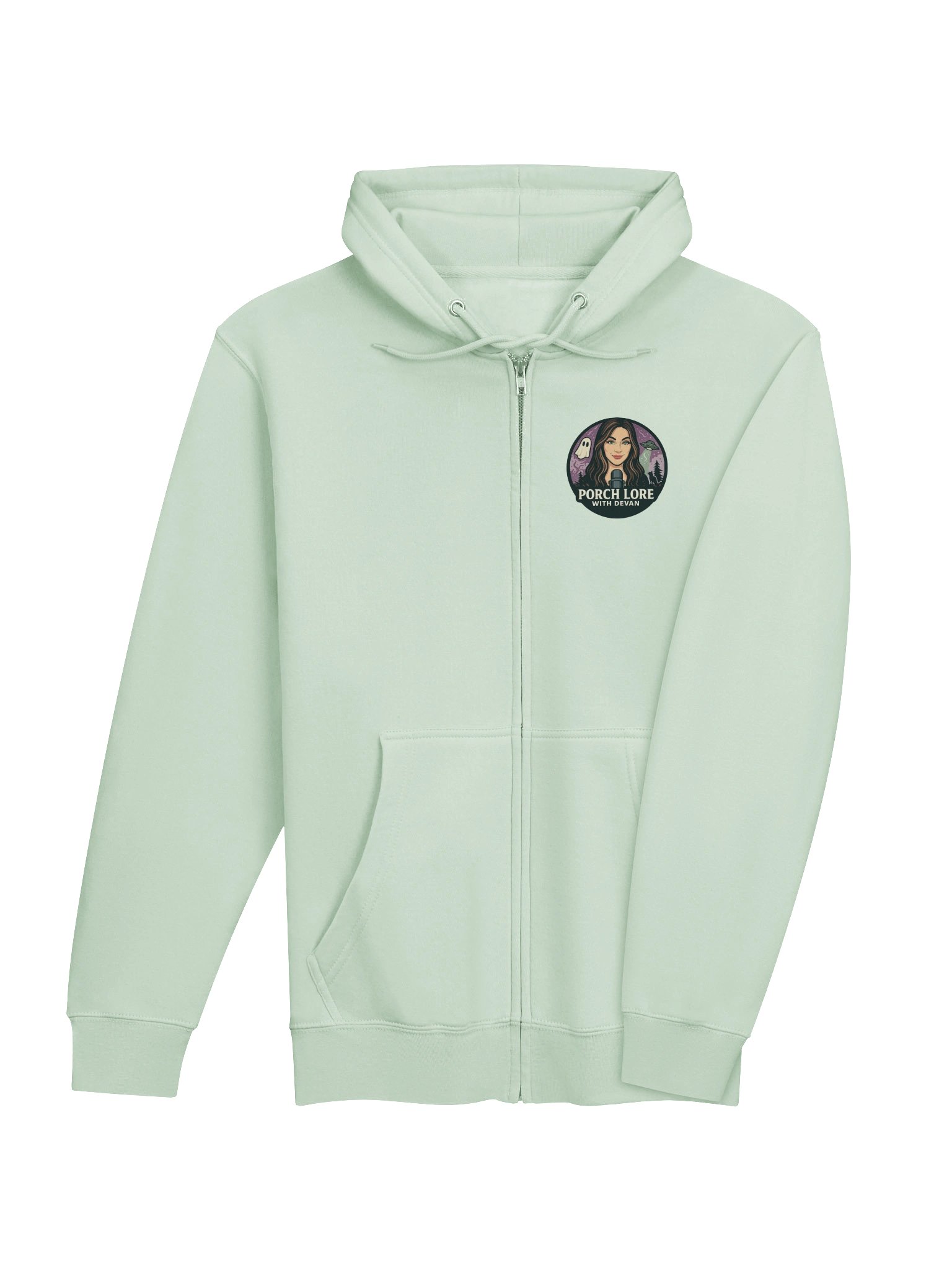 PORCH LORE DEVAN LOGO ZIP UP HOODIE product image (4)