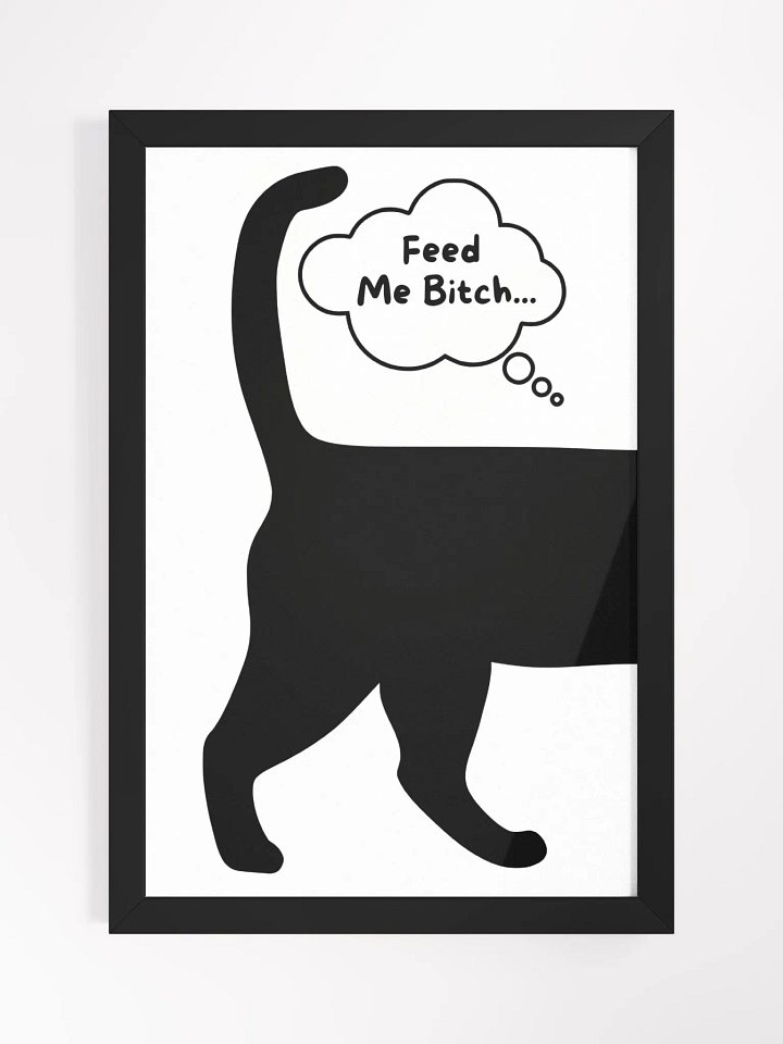 Cat Wall Art (Framed) 