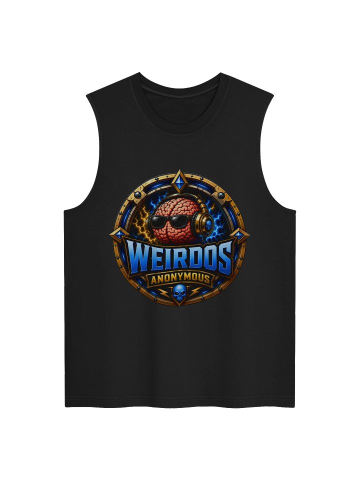 Beard__Oh Weirdos Anonymous Muscle Tank product image (1)